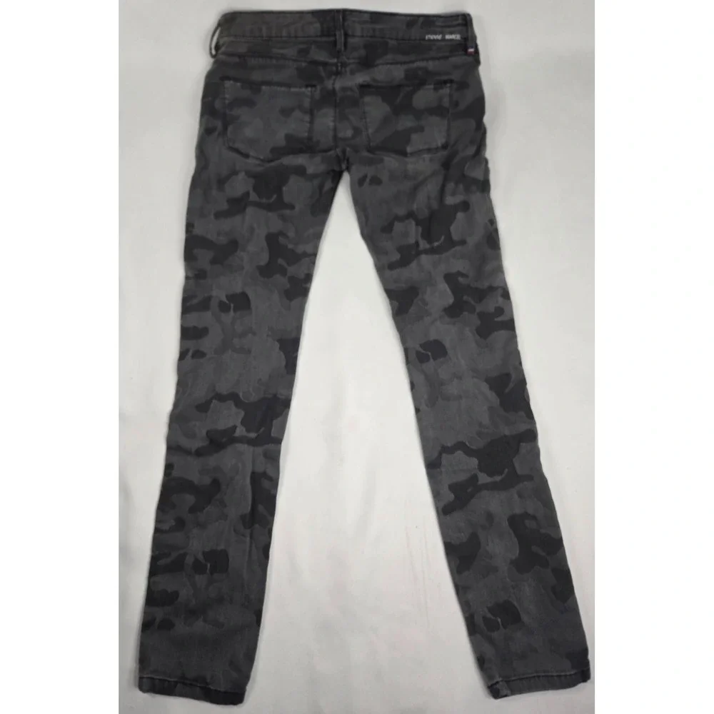 Etienne Marcel Gray Camo Skinny Jeans Women W28 L27 Low Rise‎ Stretch Denim